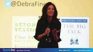 Debra Fine | Death of Conversation | Keynote Speaker | SpeakInc