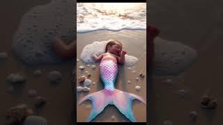 A Baby Mermaid’s Heartwarming Reunion ‍️ | A Tale of Love and Rescue  #mermaid #sea