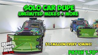 SOLO CAR DUPE GLITCH GTA UNLIMITED MULES INDEPTH GUIDE! XBX|PS5 AFTER PATCH 1.70*