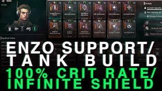 100+ Hour Enzo Tank/Support Build (100% Crit Rate/Infinite Shield) | The First Descendant