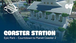 Dueling-Coaster Station at victorian themed area - Countdown to Planet Coaster 2 - Epic Park