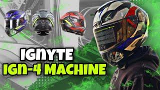 Unboxing of Ignyte IGN-4 MACHINE Full Face Graphic Helmet | Best Helmet for Riding...