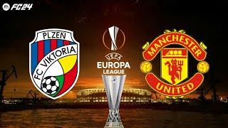 FC 24 | Viktoria Plzen vs Manchester United - UEFA Europa League 24/25 - PS5™ Full Gameplay