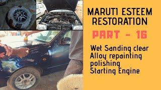 Maruti Esteem Restoration | Polishing & buffing | Part 16