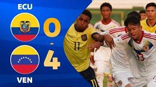 #Ecuador vs #Venezuela [0-4] "RESUMEN DE GOLES" | CONMEBOL SUB 15 | Pasión por Liga de Quito