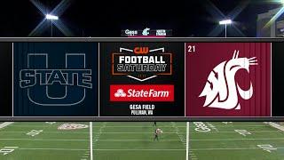 #21 WSU Football: Highlights vs. Utah State | 11/9/24