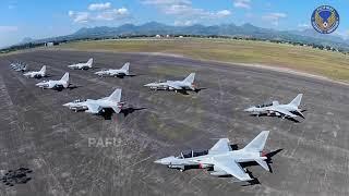 PAF FA50 JETS FORMATION FLYING & AERIAL BOMBING