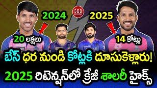 9 SHOCKING IPL Salary Hikes That Will Blow Your Mind | IPL 2025 Retention | GBB Cricket