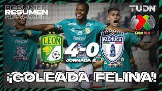 Resumen y goles | León 4-0 Pachuca | AP2023-J2 | Liga Mx | TUDN