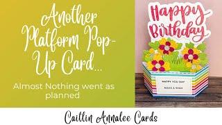 Another Platform Pop Up Card | When things don't go as planned...| Customizing an Interactive Card