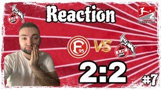 1. FC Köln vs. Fortuna Düsseldorf 2:2 - Wer seine Chancen nicht macht, wird bestraft.. #Reaction