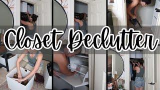 ENTRY CLOSET CLEAN + DECLUTTER | TINY TIDY TUESDAY