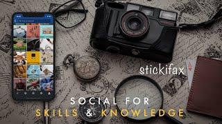 Social App for Knowledge Discovery and Skill-Sharing | Stickifax