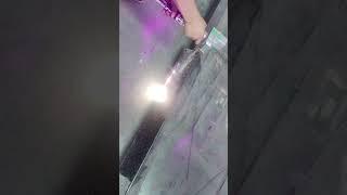 Continuous laser cleaning machine-pre-shipment test video #lasermachine #metalcleaning
