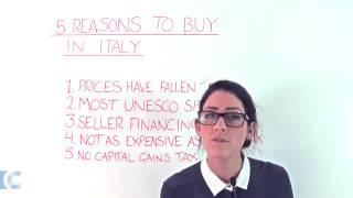 Top 5 Reasons to Buy Property in Italy