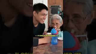 97 Year Old Grandma Stays Hydrated 