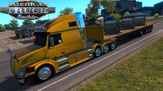 Steel Coil | Long Load Transportation | Volvo VNL670 - American Truck Simulation