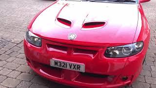 Super shiny Vauxhall Monaro VXR - Poorboys products.