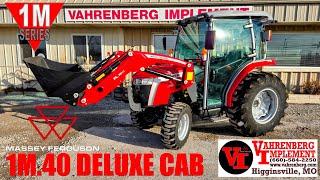 NEW for 2025: Massey Ferguson 1M.40 eHydro Deluxe Cab Premium Compact Tractor