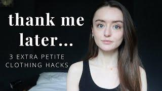 3 Petite Clothing Hacks *life changing*