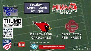 Millington at Cass City - MHSAA Varsity Football week 4 - 9-20-24