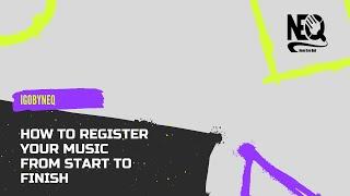 How to register your music from start to finish