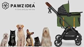 How to Travel with Your Pet in Style and Comfort with PAWZIDEA Pet Stroller 4 in 1