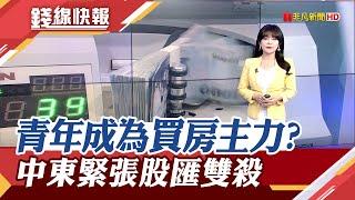 新青安助攻搶進場? 年輕人購屋比例增! 美轟伊朗股匯嚇 台股失守月線.台幣重貶2.05角｜主播 賴家瑩｜【錢線快報】20250623｜非凡財經新聞