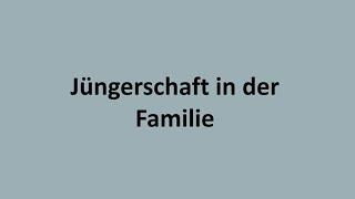 Gastpredigt - Jüngerschaft in der Familie - Matthias Kuhn (Pastor G-Movement Schweiz)