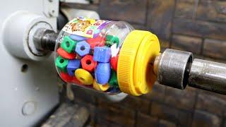 Woodturning - Whirlabout from a children's toy (Making a toy from a children's toy) Волчок !