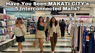 Walk Through Makati City’s 5 Interconnected Malls at Night! Metro Manila Philippines BER MONTHS 2024