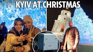 Ukraine’s Kyiv glows with Christmas hope despite blackouts and war with Russia