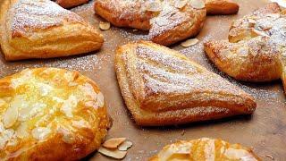 Danish Pastry Recipe | Almond Flavor