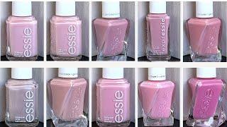 Spring Pink ESSIE shades [LIVE Swatch on Real Nails!]