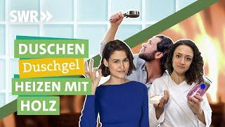 Wohlig warm: Energie und Geld sparen beim Duschen und Heizen I Ökochecker SWR