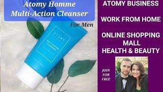 Atomy Homme Multi Action Cleanser. Men's Skin Care. Work From Home Global Business Opportunity.