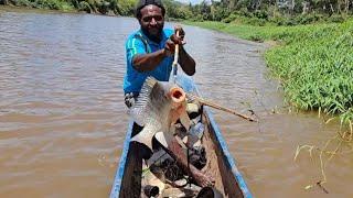 REKOR.!! Tidak butuh waktu lama, panah ikan nila dapat 65 ekor