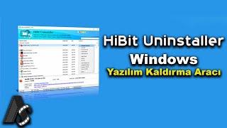 HiBit Uninstaller ücretsiz yazılım kaldırma aracı