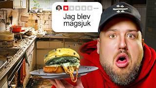 TESTAR EUROPAS ÄCKLIGASTE RESTAURANGER *BLIR MATFÖRGIFTAD?*