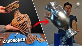 How to Make the EURO CUP Trophy out of CARDBOARD #euro2024