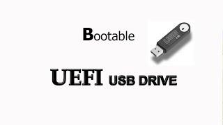 How to Make UEFI Bootable USB for Windows #UEFI USB [2018]