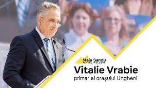 Domnul Vitalie Vrabie, la evenimentul de desemnare a candidaturii mele la funcția de președinte