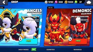 I BOUGHT THE WHOLE DEMON PACK in BRAWL STARS BRAWL STARS UPDATE!!