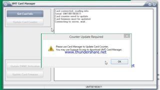 UMT Dongle Please use Card Manager to Update Card Solution..100% solve