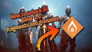 Destiny 2 PSA HOW TO UNLOCK SOLAR FRAGMENTS AND GRENADES