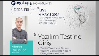 Yazılım Testine Giriş