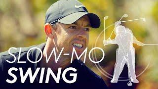 Rory McIlroy's golf swing in Slow Motion