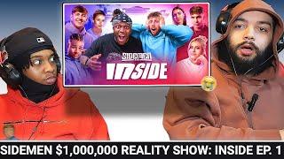 ALL THESE PERSONALITIES ON 1 SHOW  | REACTING TO SIDEMEN $1,000,000 REALITY SHOW: INSIDE EP. 1