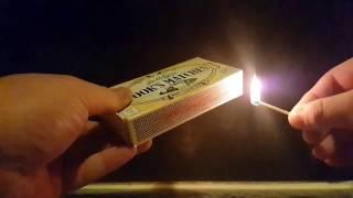 Lighting a match in slow motion, 240fps 720p