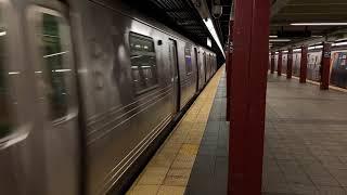 Rare: R46 C and R160 Cuomo A trains at 34th St Penn Station